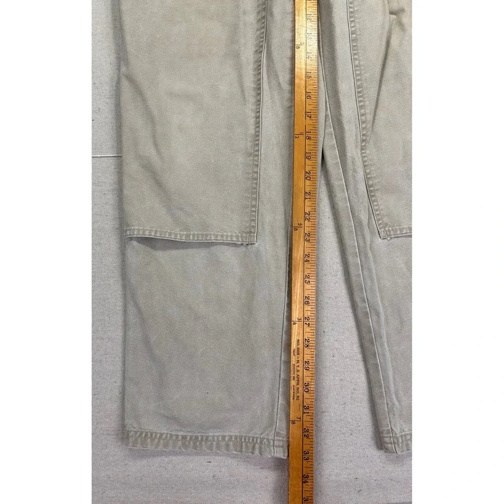 Vintage Patagonia Mens 34 Double Knee Stand Up Work Pants Khaki Canvas Trousers